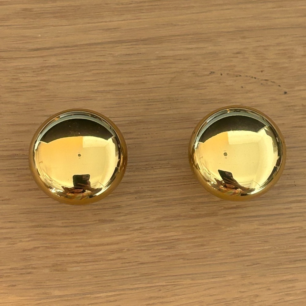 Set of‎ 2 cabinet door knobs Solid brass. New